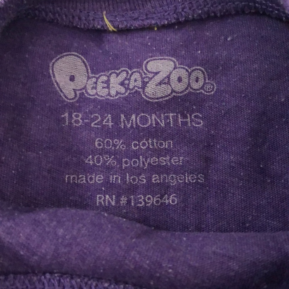 Kids Peek-a-zoo Elephant Tee - Picture 4 of 4